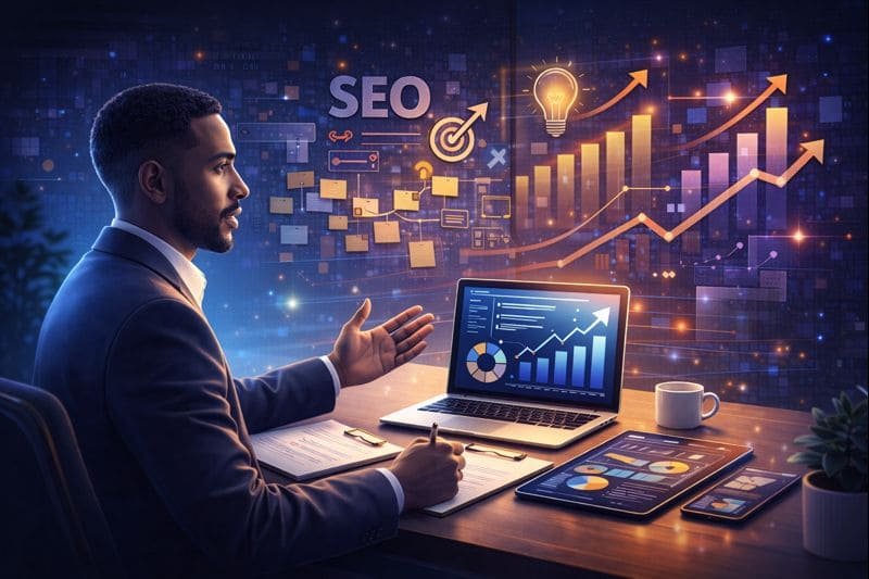 SEO consulting planning focused on growth