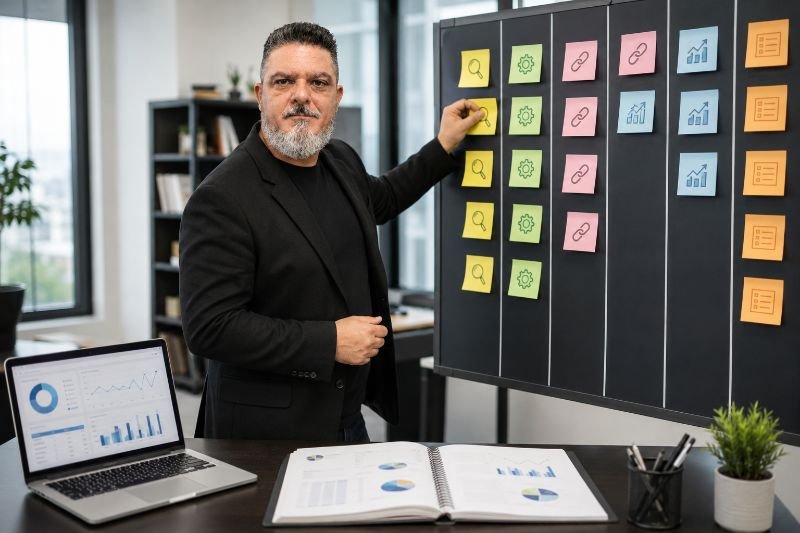 SEO improvement planning after website diagnosis