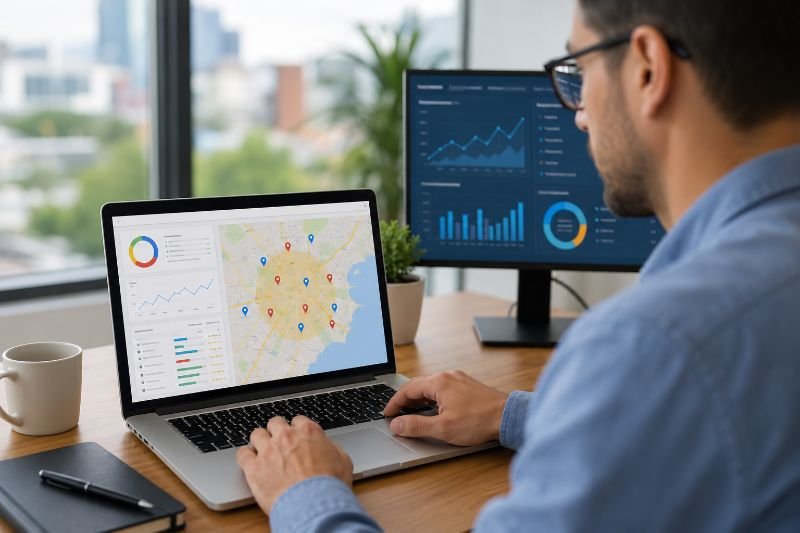 local SEO with website and regional presence analysis