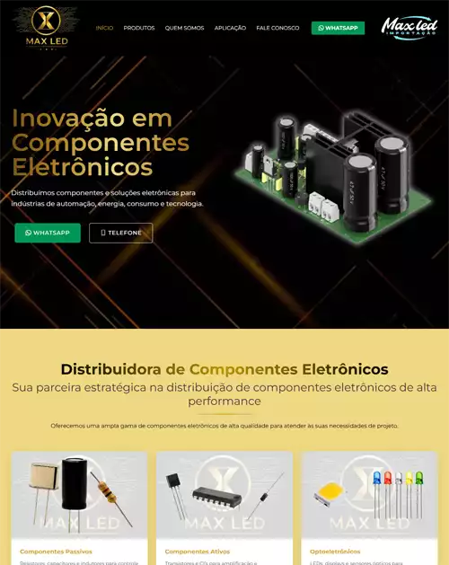 MaxLedTec - Corporate website